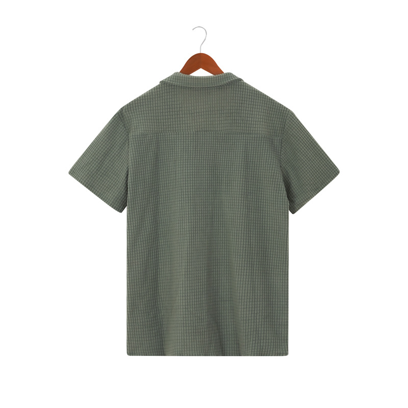 Waffle Texture Shirt - Style 5