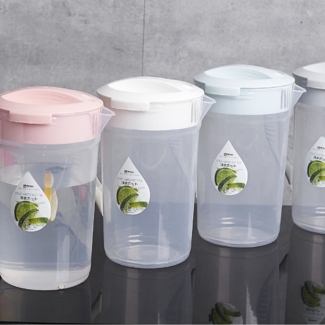 Taza de agua fría de plástico de capacidad múltiple, taza de agua fría resistente al calor, taza de agua fría doméstica de gran capacidad con logotipo imprimible