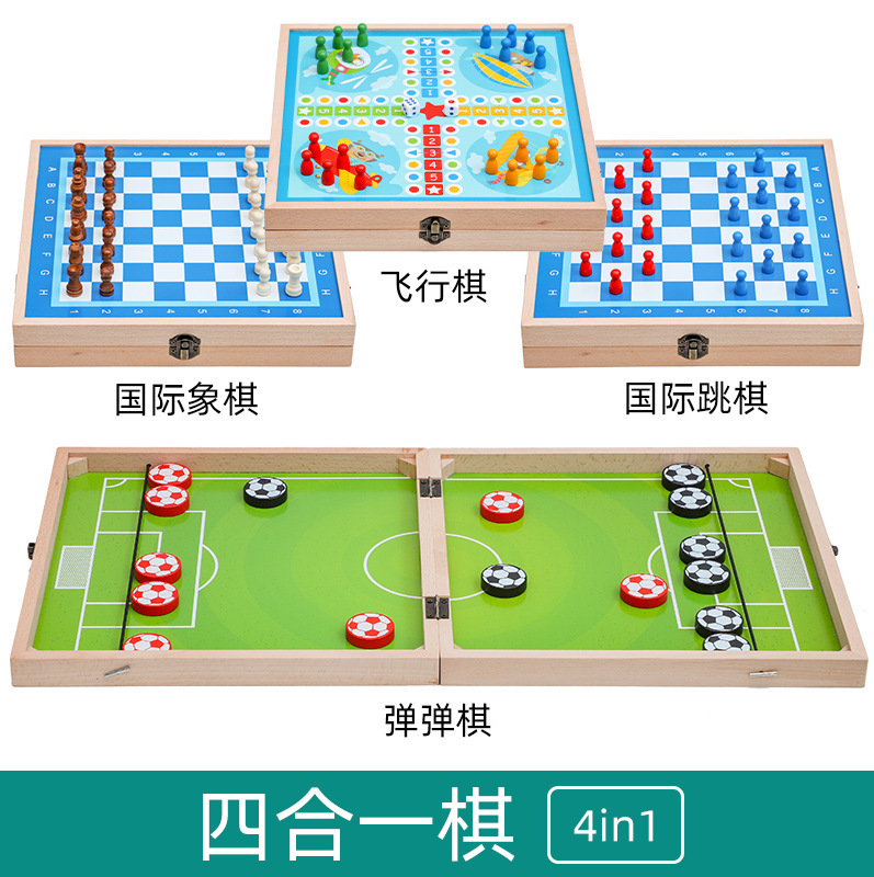 Catapulta de batalla de madera de doble persona ajedrez jugando ajedrez ejercicio de coordinación mano-ojo para niños Juego de mesa interactivo entre padres e hijos TikTok transfronterizo