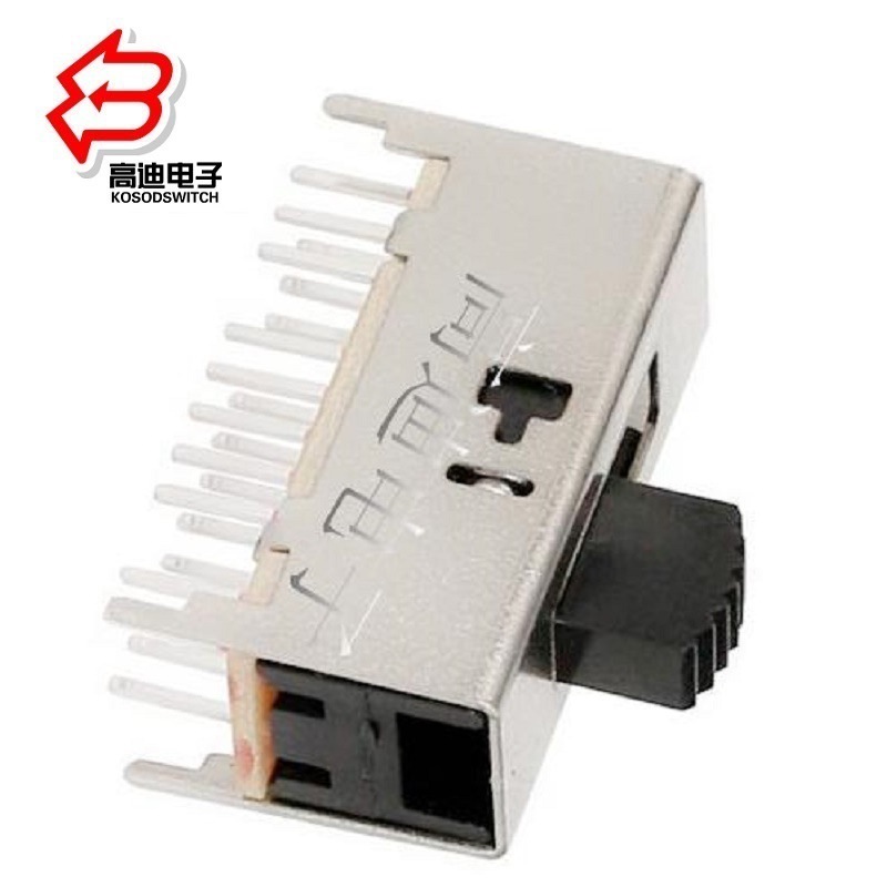 批发4档拨动开关4p4t 厂销4段滑动开关 优质直柄四档拨码开关4P4T