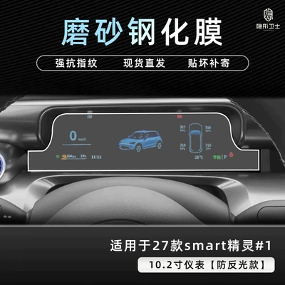 Car interior film — film - 27-models-of-smart-elf-vehicles-1102inch-instrument9k-fine-matte-anti-fingerprint-tempered-film