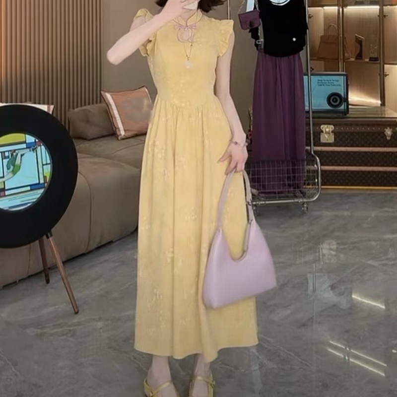 新中式【玄花清梦】夏季时尚气质百搭洋气减龄轻奢设计感连衣裙女|undefined