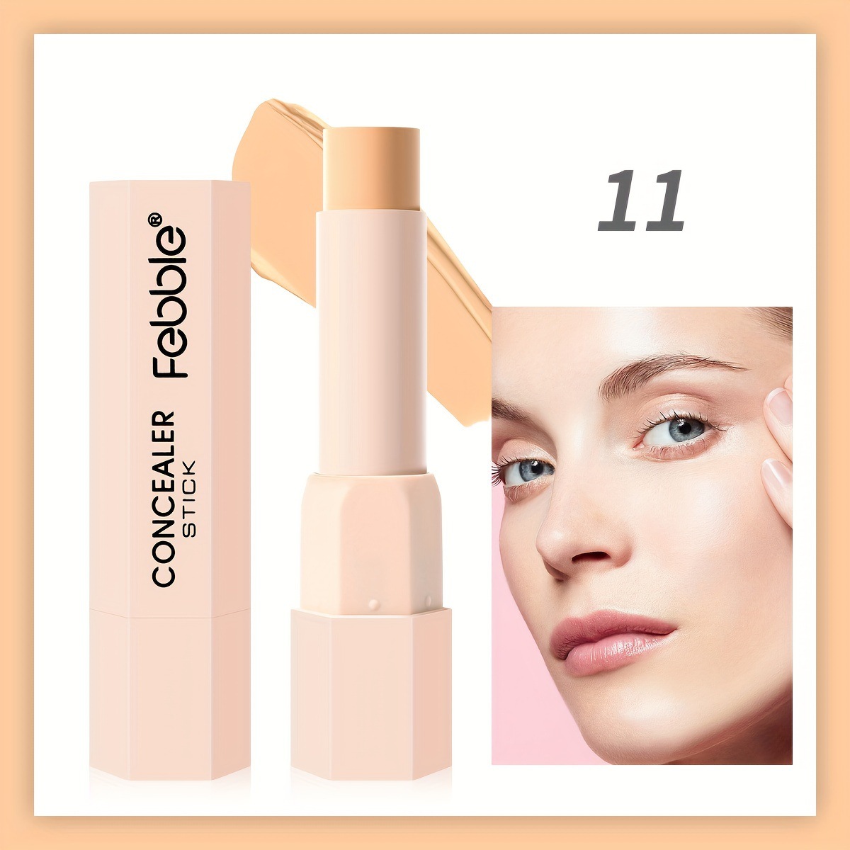 USHAS punto transfronterizo de venta caliente barra de base de bloqueo de aislamiento líquido de base impermeable antiperspirante maquillaje humectante FS269B