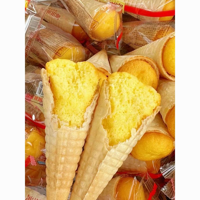 冰淇淋蛋筒宿舍儿童零食办公室网红解馋冰激凌糕甜筒脆皮零食蛋糕