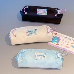 日系ブラックベリー星紐引きペンケース鉛筆ケース大容量高颜値化粧バッグ学生かわいい文房具収納袋