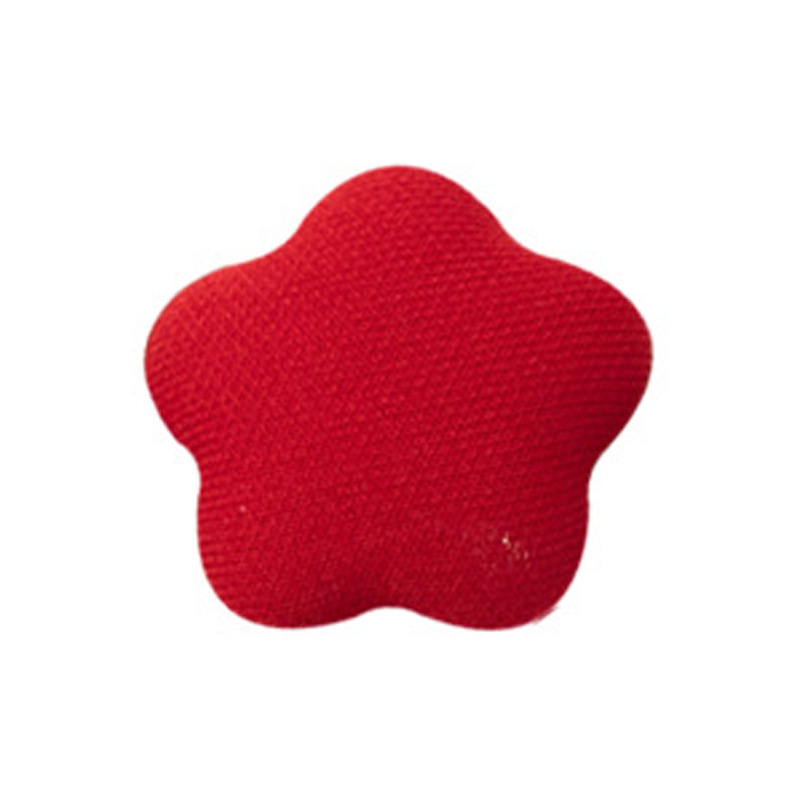 Красный цветок сливы + Задняя пряжка плюс ткань