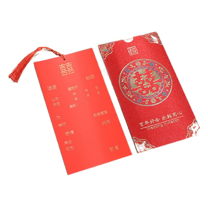 Свадьба Столетие хорошая комбинация красный конверт большой и средний размер маленький размер оптом удача День рождения перемещение Новогодний подарок письмо