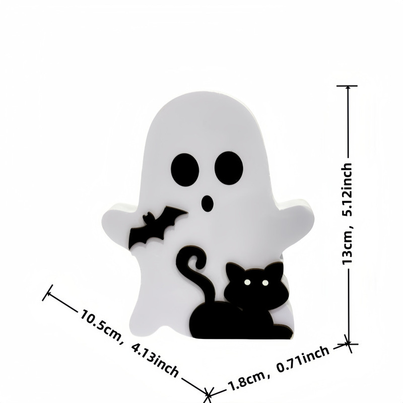 国境を越えたアマゾンの売れ筋ハロウィンパーソナライズされたホームフラワーポットオーナメントホリデーパーティークリエイティブホワイトかわいいゴースト|undefined