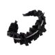 French Retro Satin Pleated Bow Pearl Headband Elegant Light Luxury Princess Hair Band Sweet All-match Hair Card Women