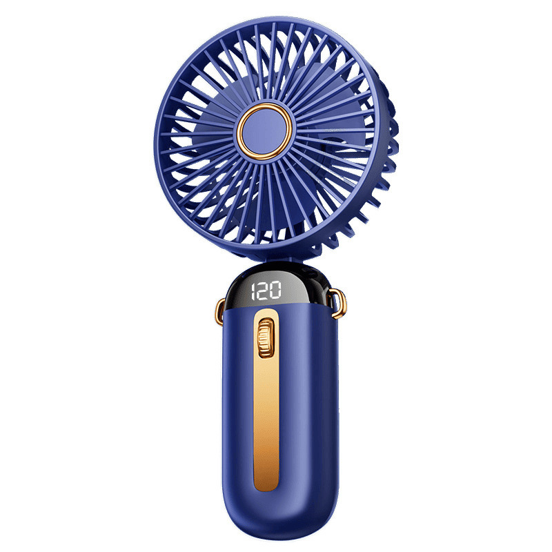 2025 nuevo pequeño ventilador portátil ahumado cuello silencioso viento USB carga de escritorio en stock