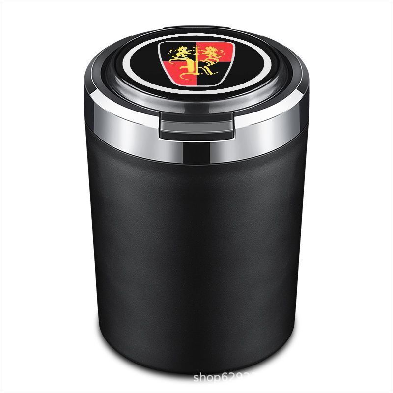 Car Ashtray: Shangchuang Car ashtray - noble-black-roewe-metal-liner