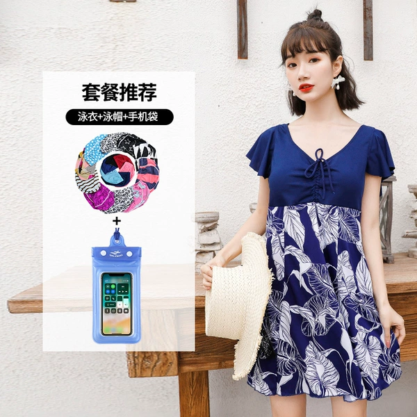 ◑Navy Blue [Three-piece Waterproof Bag Set]◑