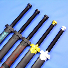 動漫cosplay道具武器盜墓筆記木黑金古刀張起靈小哥 竹刀未開刃