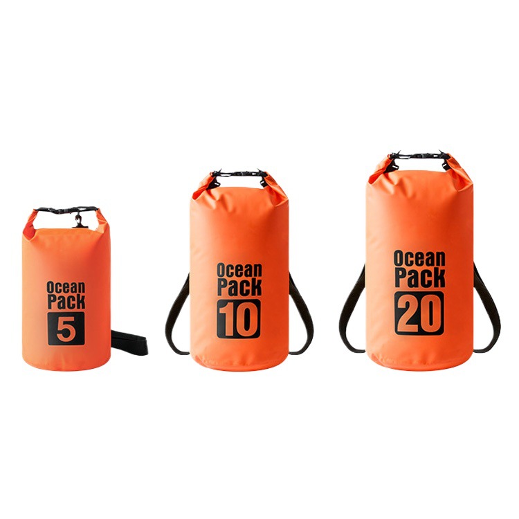 Bolsa de balde impermeable de rafting, bolsa impermeable de hombro transfronteriza, bolsa impermeable de tela de malla de separación seca y húmeda, piscina al aire libre, Amazon