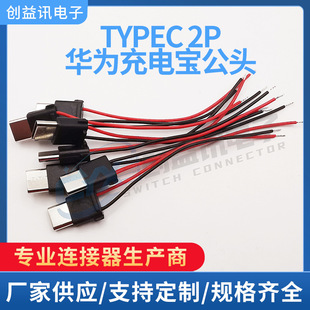 Type-C male head with resistor capacitor type-c Huawei plug Huawei charging treasure special male head