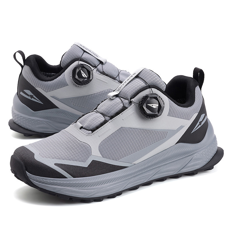 2025 nuevos zapatos de senderismo profesionales al aire libre para hombres y mujeres Quanzhou zapatos deportivos antideslizantes de senderismo transpirables de montaña zapatos de carrera de fondo