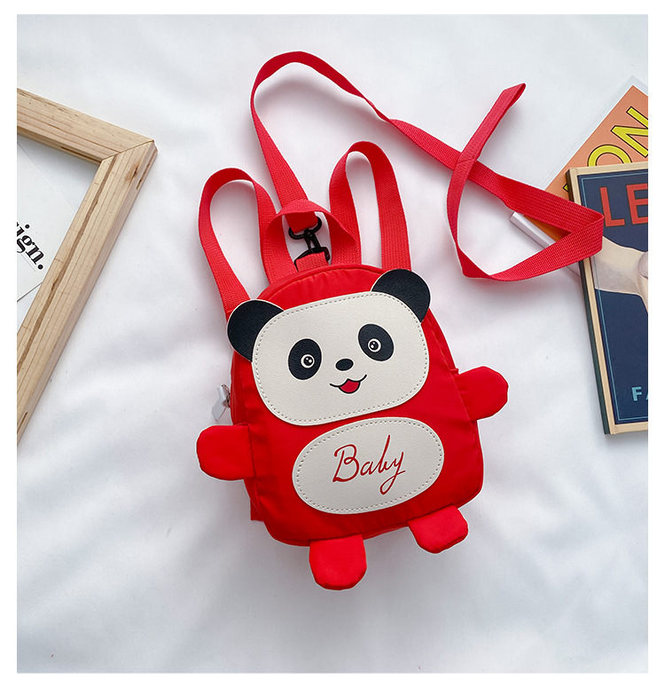 Kindergarten schoolbag for children, boys and girls, 1-3-5 years old, anti-wandering rope, cute frog, double-shoulder baby small backpack undefined