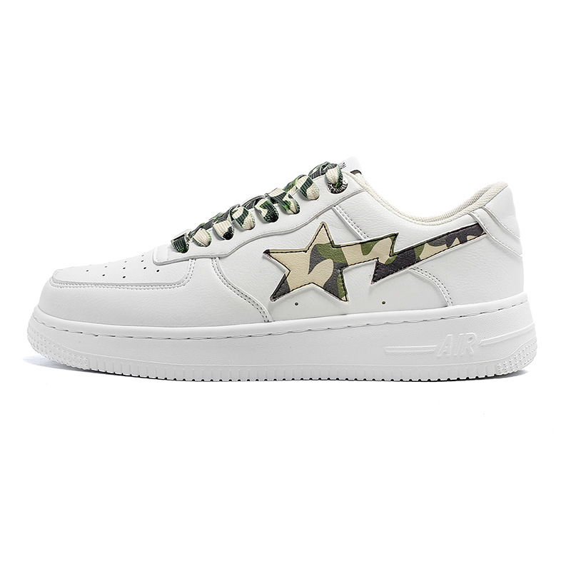 Star Sneakers Trendige weiße Herrenschuhe A ir Force One A j-Schuhe für Herren Skateboardschuhe für Herren Wang Yuans Putian-Schuhe im gleichen Stil_voghion.com