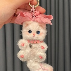 ツイスト子猫DIY材料バッグシンプル風かわいいぬいぐるみが女の子に誕生日プレゼントをプレゼントします。