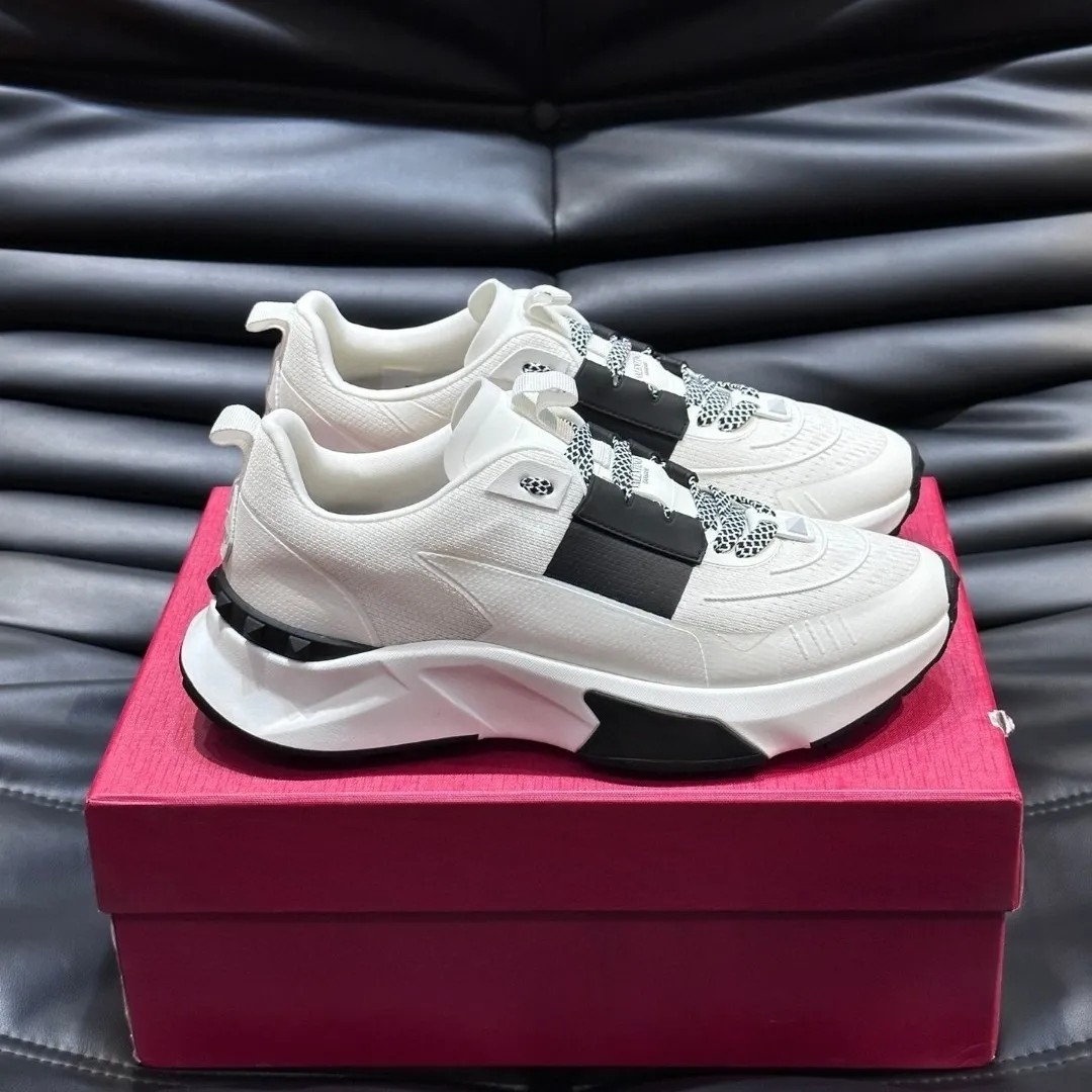 Herren Freizeitschuhe Aus Echtleder Atmungsaktiv Mit Dicker Sohle_voghion.com