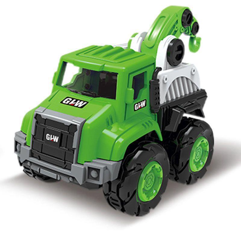 Juguetes de ingeniería de aleación transfronteriza para niños mezcladores resistentes a la caída para niños excavadoras modelo de inercia