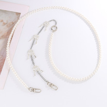 斜挎手机链原创设计 ins手工制作手机挂绳工作证牌挂绳包包链条