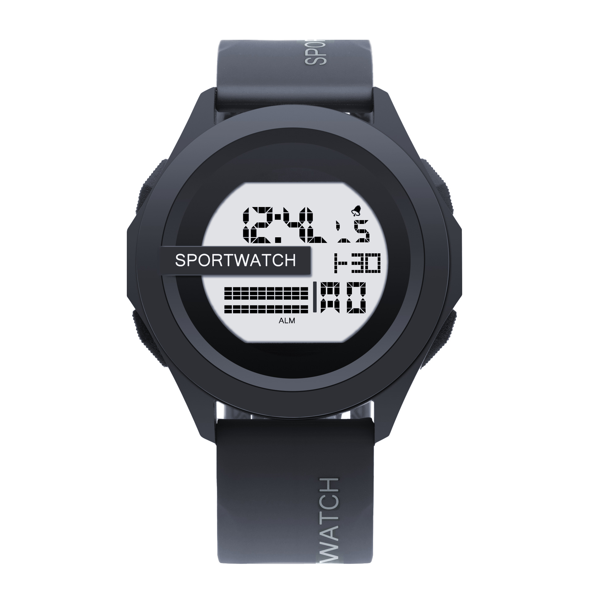 Reloj de hombre artístico retro reloj electrónico digital de moda estilo deportivo al aire libre reloj de personalidad de estudiante luminoso impermeable