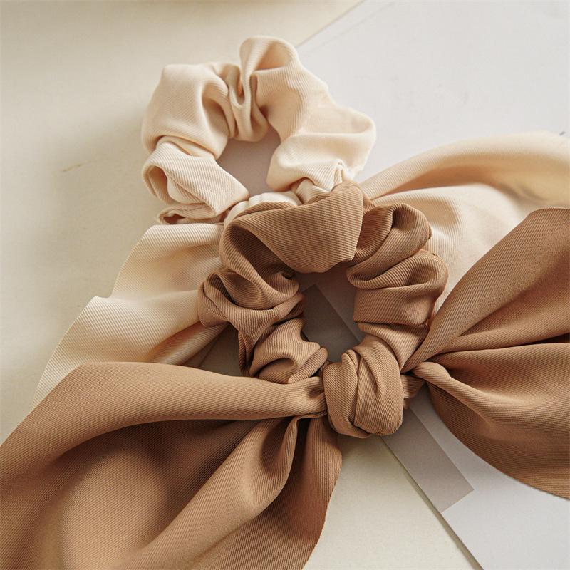 34g Weight Hair Tie Hair Accessories Type 1 Piece Quantity Casual, Holiday, Street Occasion Nylon Material Solid Color Pattern All Seasons Season Women's Gender Elegant, Lady Style Elegant Lady Women's Solid Color Nylon Hair Tie 9