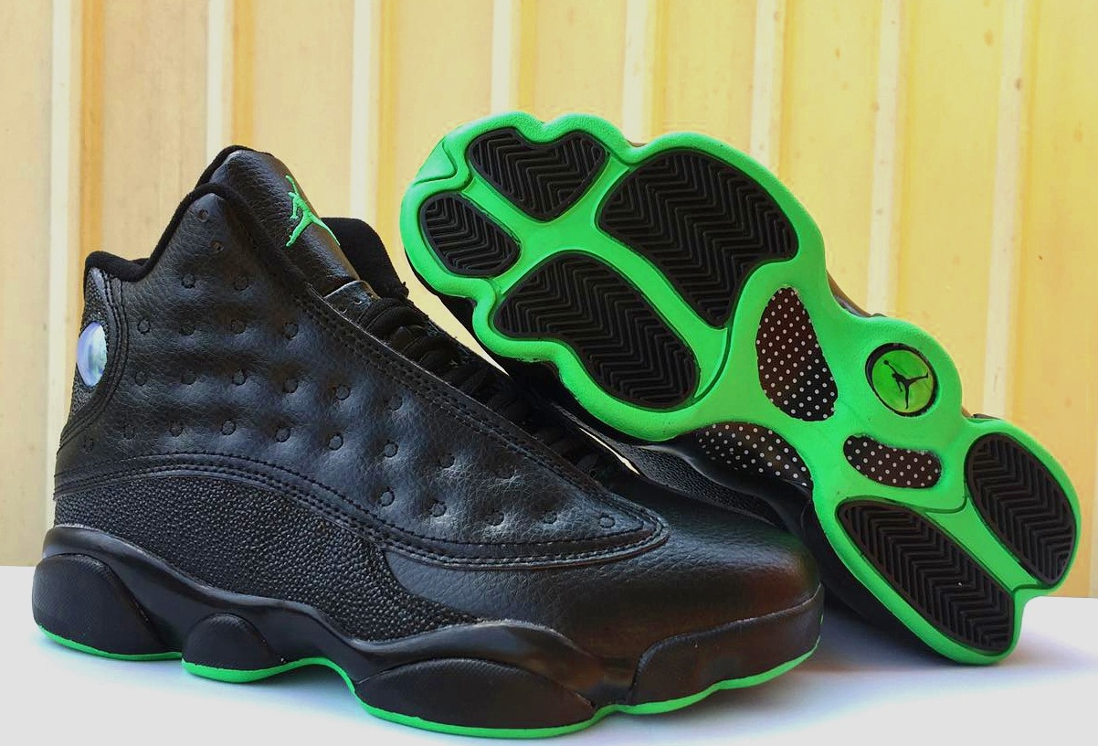 Fábrica de zapatos Putian transfronterizos de alta calidad AJ13 todas las estrellas de platino oro espejo negro pantera Joe13 zapatos de baloncesto para hombres y mujeres