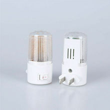 新款跨境小夜灯插电卧室床头带开关宝宝喂奶灯LED光控插座起夜灯