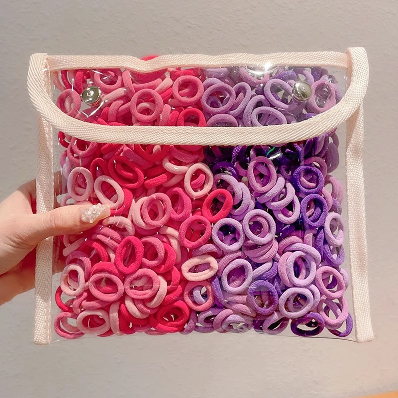 2025 nuevo elástico para niños no daña cabello de cabello de cabello de cabello de alta elasticidad para niñas anillo de cabello de bebé