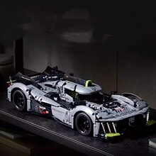 跨境99033超级跑车标致9X8机械组男孩子拼装积木小颗粒玩具84023