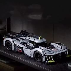 クロスボーダー 99033 スーパーカー プジョー 9X8 メカニカルセット男の子組み立てビルディングブロック小粒子おもちゃ 84023