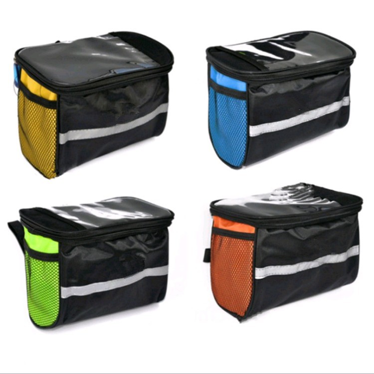 Bolsa de bicicleta al por mayor manillar delantero bolsa de bicicleta de montaña carretera bolso