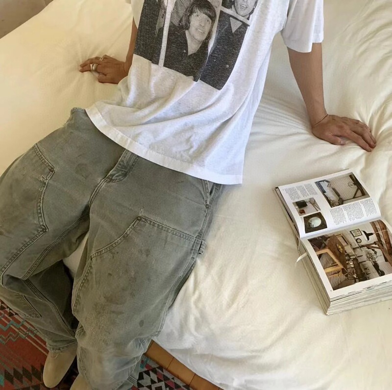 High-Quality C@Rhartt B136 Washed Vintage Work Pants, Heavy-Duty Casual Pants for Men and Women