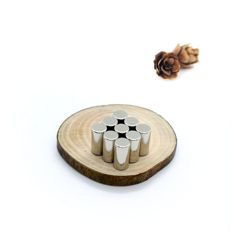D4x6/4x8/4x10mm门磁磁铁钕铁硼镀镍强磁4mm吸铁石圆柱形稀土永磁
