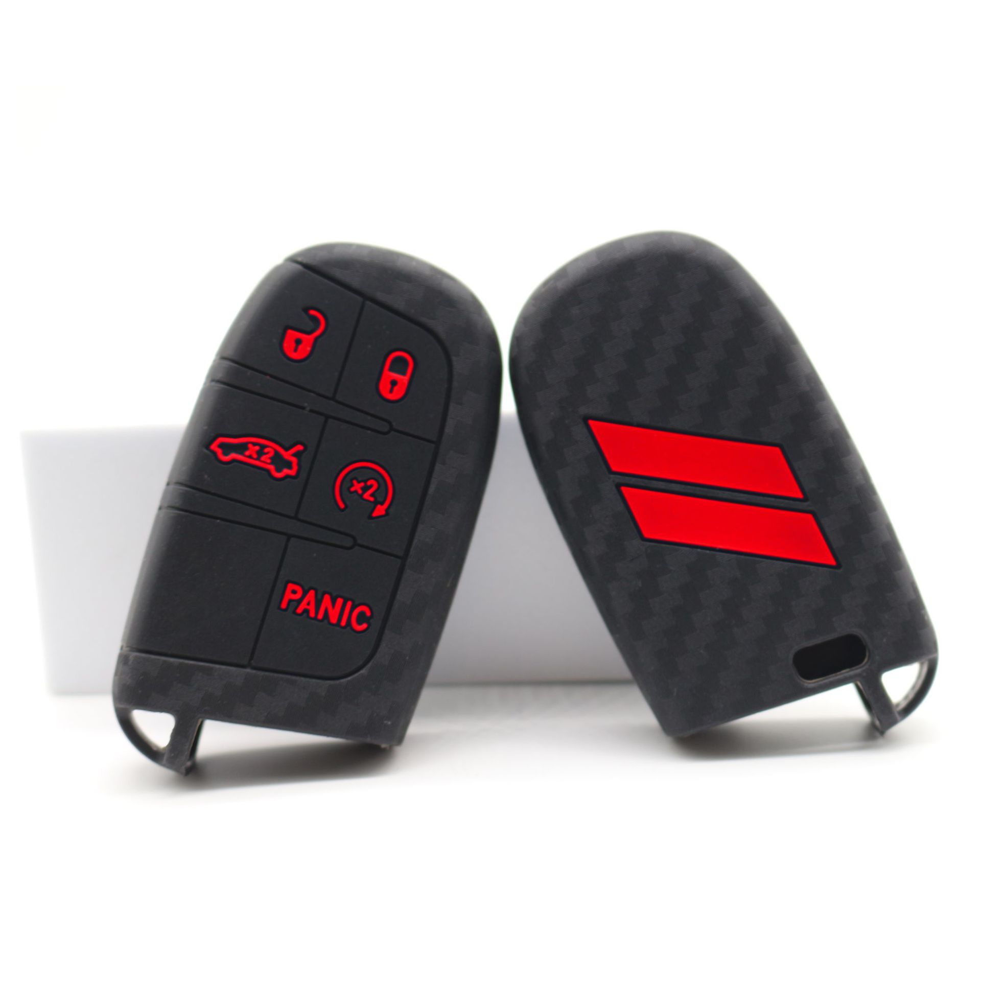 Applicable car products Dodge Freedom Man Freedom Everbright Cherno carbon fiber pattern wholesale high-end sense car remote control set