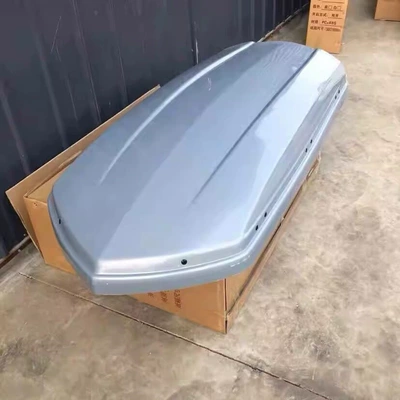 Roof box, luggage box - no-need-to-drill-holes-500-liter-gray-1587827-with-crossbar-included