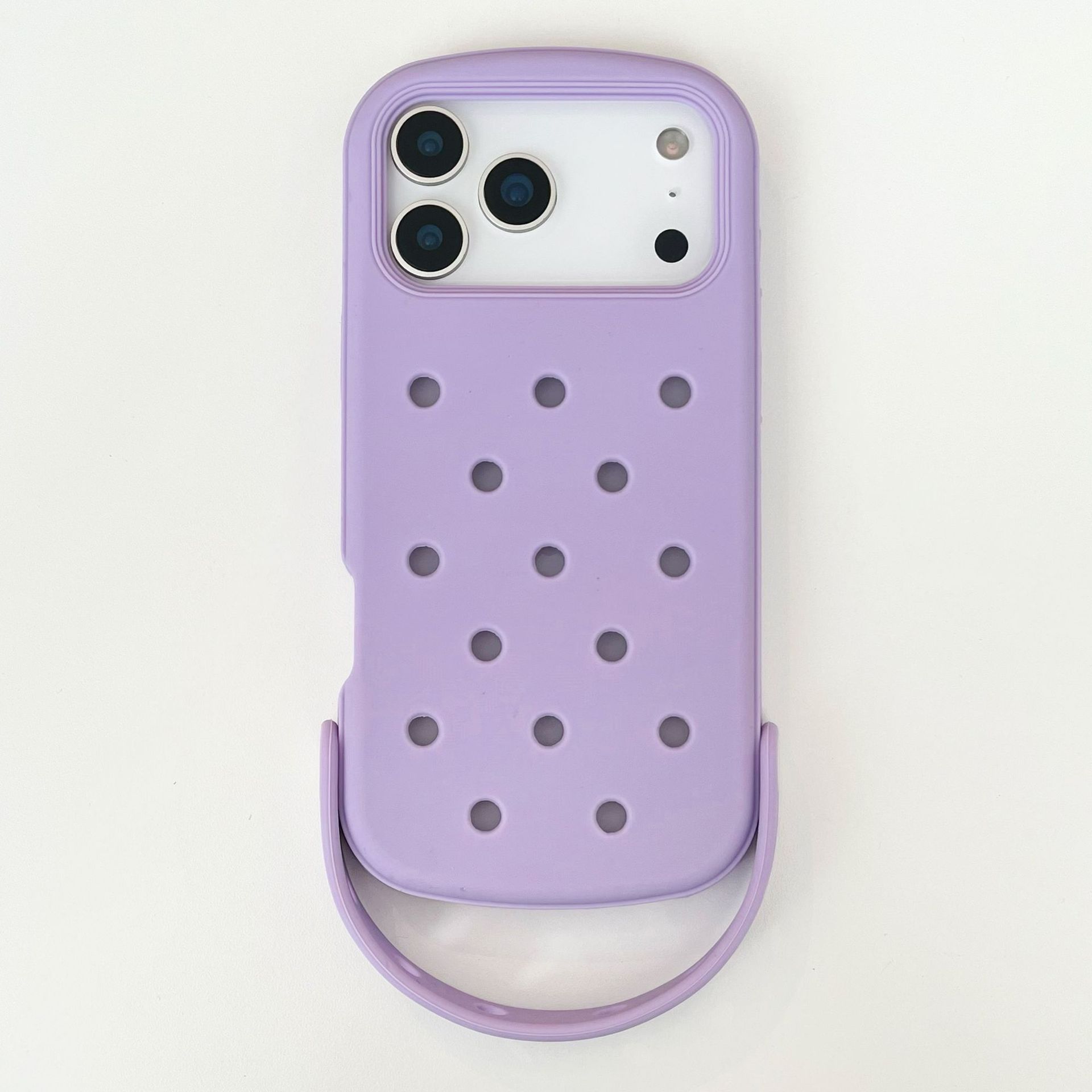 Aplicable para iPhone17ProMax zapatillas agujero agujero estuche de teléfono celular disipación de calor silicona protector a prueba de caídas Apple 17Pro