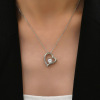 Design pendant, necklace, advanced chain for key bag , jewelry, European style, simple and elegant design, high-quality style