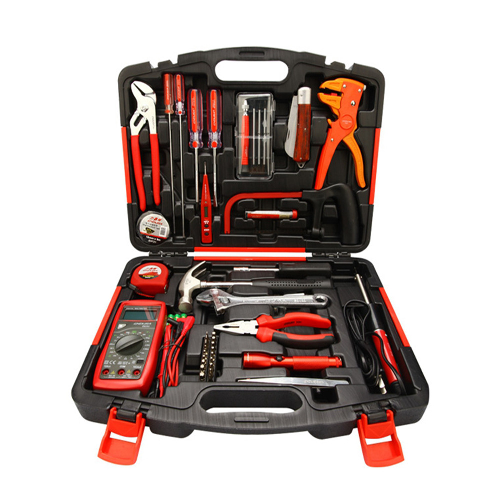 力易得51件套电讯组套工具电子维修套装E1414