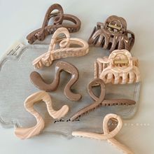 韩系松弛感盘发抓夹复古盘发鲨鱼夹女高级感2025新款后脑勺发饰