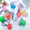 Basketball small football fashionable keychain, accessory with zipper, Birthday gift