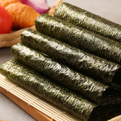 50 sheets of sushi seaweed rolls for this event, with nori wrapped rice, commercial grade, made with our factory's seaweed, wholesale supplier of hand-rolled sushi.