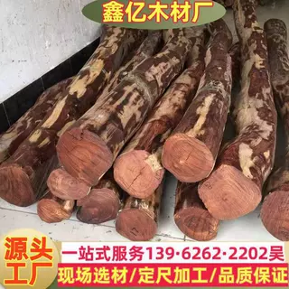墨西哥黄花梨 原木板材 加工风水柱子木料纹理美丽 阿根廷黄花梨