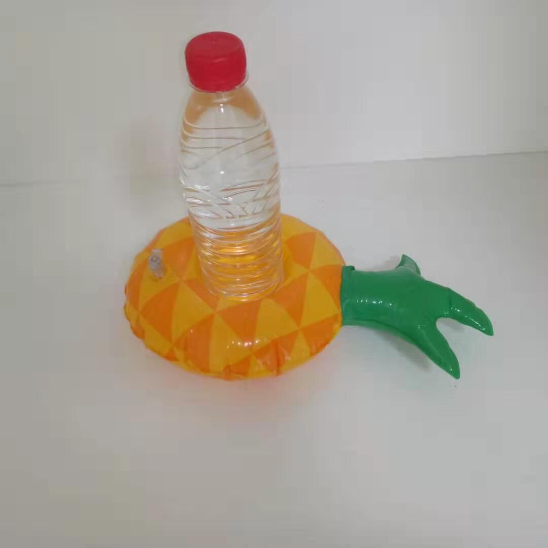 Portavasos inflable unicornio Piña Sandía de coco pato Cisne Portavasos flotante portavasos suministros de agua