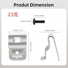 电动工具腰扣挂钩适用Dewalt得伟N268241 N086039/N169778