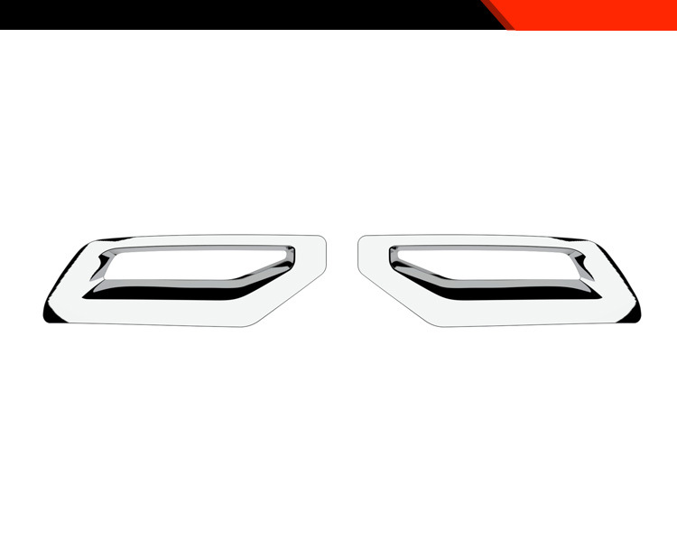 Suitable for Mitsubishi 25 Outlander modified rear bumper anti-scratch protection special decorative bright frame auto supplies