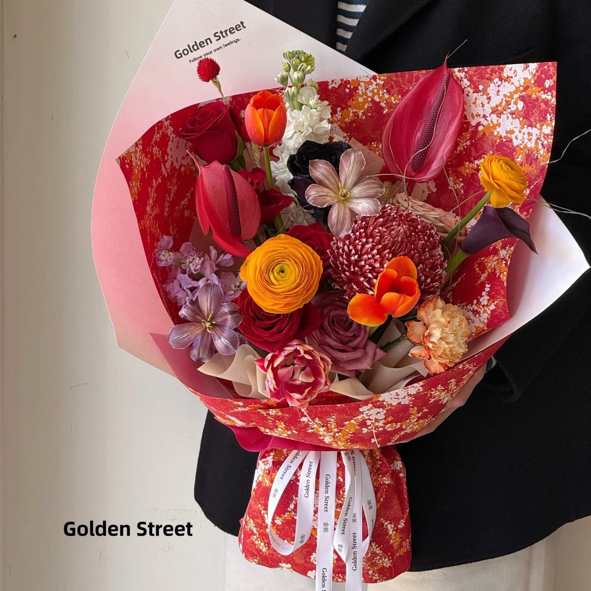 Nuevo papel artístico Paramey espeso papel especial flor embalaje ramo de flores material de regalo diy stock