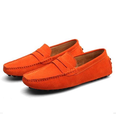 Derby décontracté en daim et cuir verni pour hommes, chaussures confortables de fête d'affaires à bout carré_voghion.com